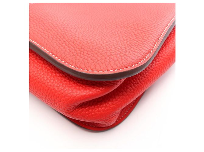 Hermès Sac à main 2-Way Hermes Alzan 31 Rouge - vue 6