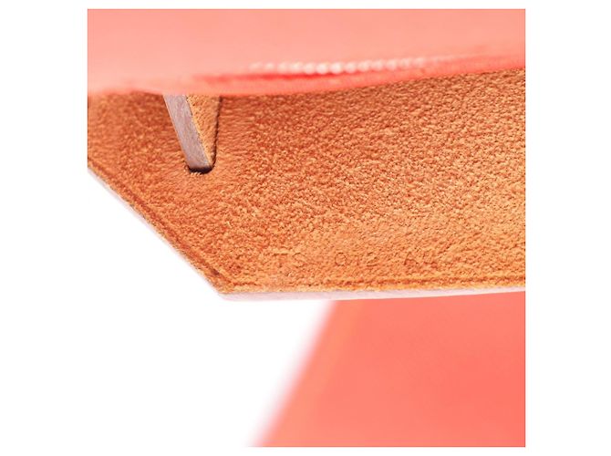 Hermès Borsa Hermes Herbag Zip PM Terre Batue Marrone Arancione - vista 5