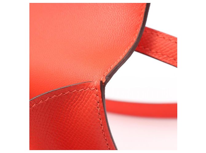Hermès Borsa a tracolla Hermes Constance 3 Mini in pelle Epsom rossa Rosso - vista 6