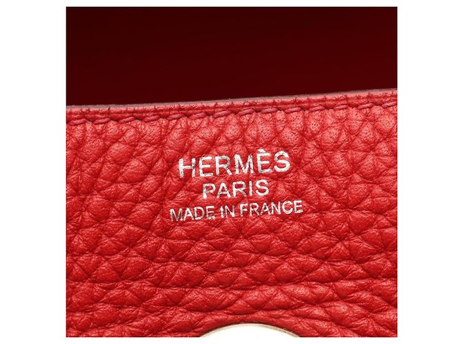 Hermès Borsa a tracolla Hermes Lindy 30 Vermilion Rosso - vista 4