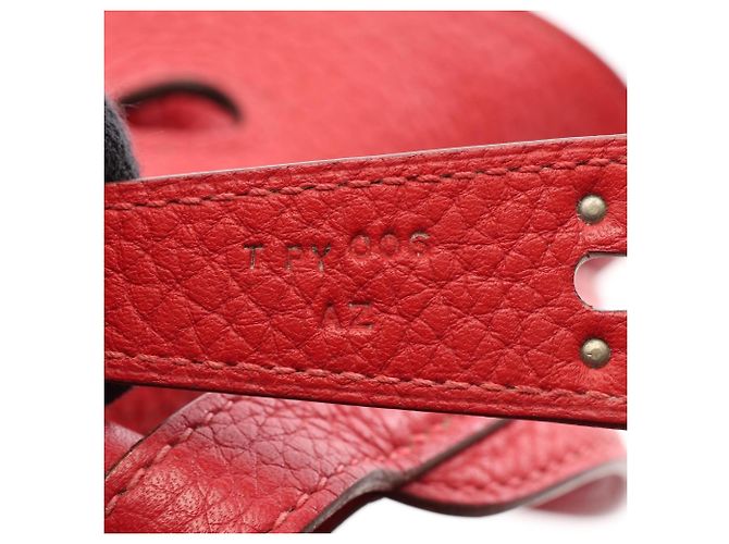 Hermès Borsa a tracolla Hermes Lindy 30 Vermilion Rosso - vista 5