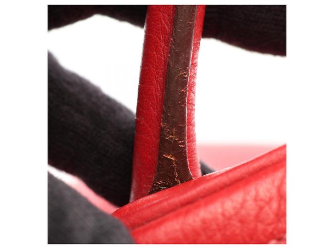 Hermès Borsa a tracolla Hermes Lindy 30 Vermilion Rosso - vista 7