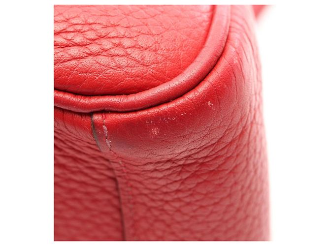 Hermès Borsa a tracolla Hermes Lindy 30 Vermilion Rosso - vista 9
