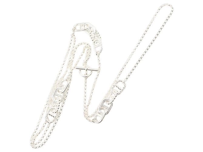 Hermès Collana lunga Hermes Chaine d'Ancre Area II Argento - vista 2
