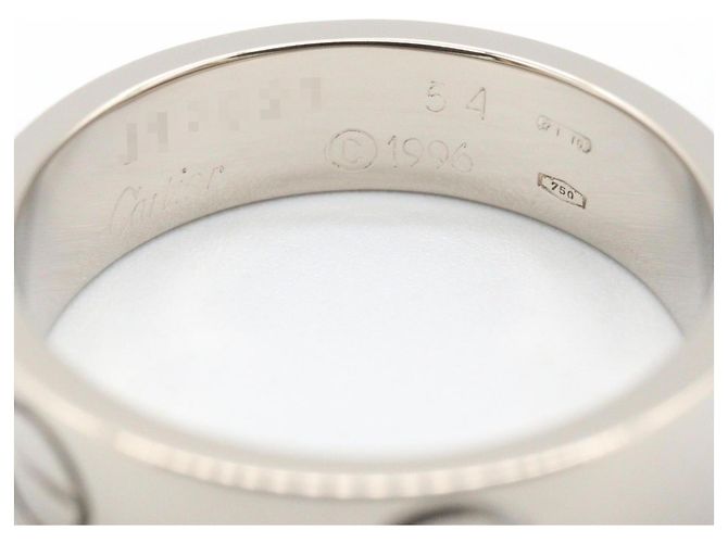 Cartier Love Ring in 18K Weißgold Silber - Ansicht 3