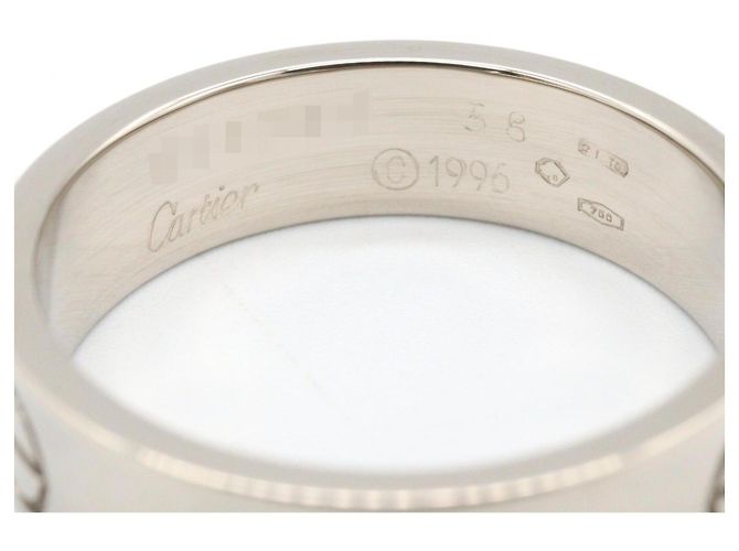 Cartier Love Ring in 18K Weißgold Silber - Ansicht 3