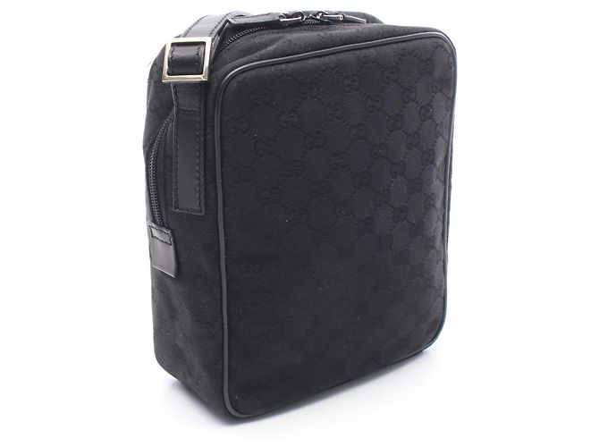 Borsa a tracolla Gucci GG Canvas Nero - vista 2