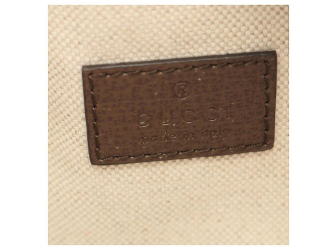 Borsa Mini Gucci Jumbo GG Marrone Beige - vista 4