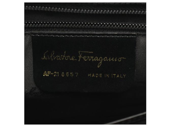 Borsa 2-Way Gancini Salvatore Ferragamo Nero - vista 4