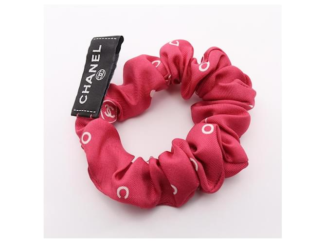 Set foulard e sciarpa in seta rosa Chanel - vista 4