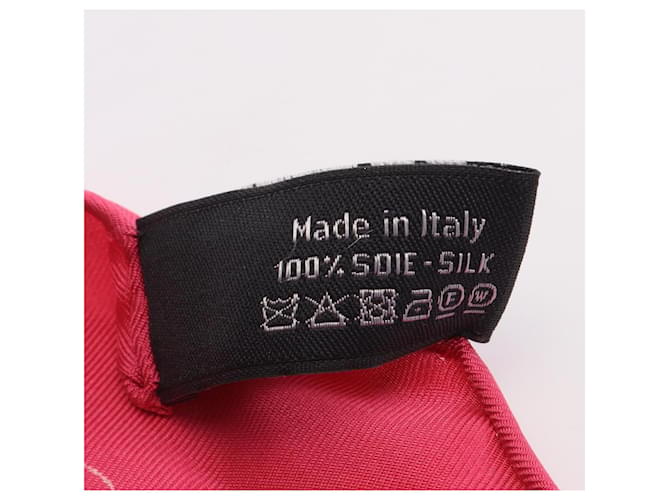 Set foulard e sciarpa in seta rosa Chanel - vista 6