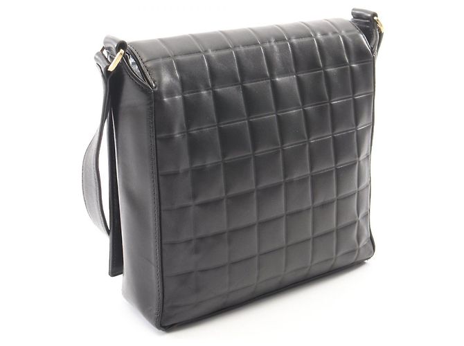 Timeless Borsa a tracolla Chanel Chocolate Bar Nero - vista 2