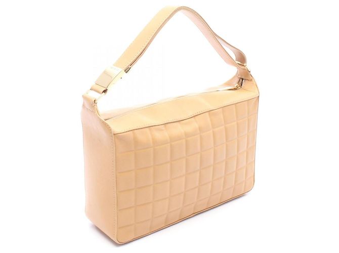 Borsa a tracolla Chanel Chocolate Bar Coco Mark Marrone - vista 2