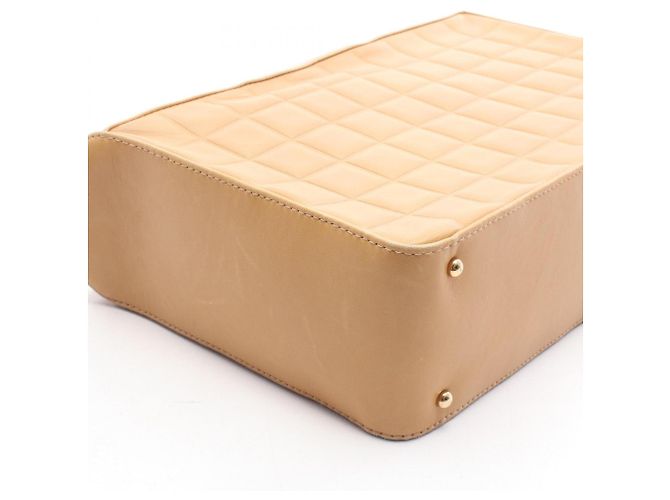 Borsa a tracolla Chanel Chocolate Bar Coco Mark Marrone - vista 6