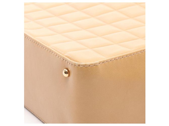 Borsa a tracolla Chanel Chocolate Bar Coco Mark Marrone - vista 7
