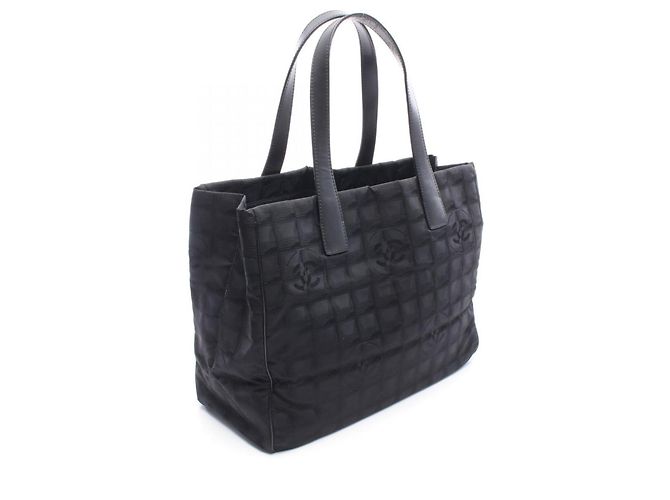 Borsa Tote Chanel New Travel Line MM Nero - vista 2