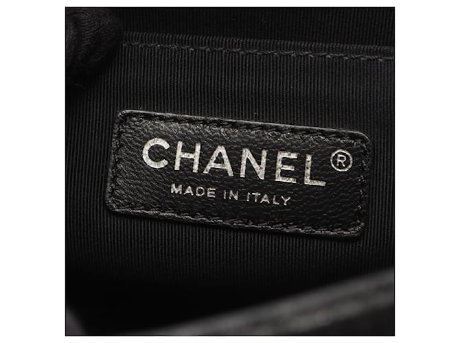 Borsa a tracolla Chanel Boy Nero - vista 4