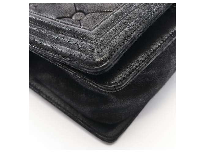 Borsa a tracolla Chanel Boy Nero - vista 8