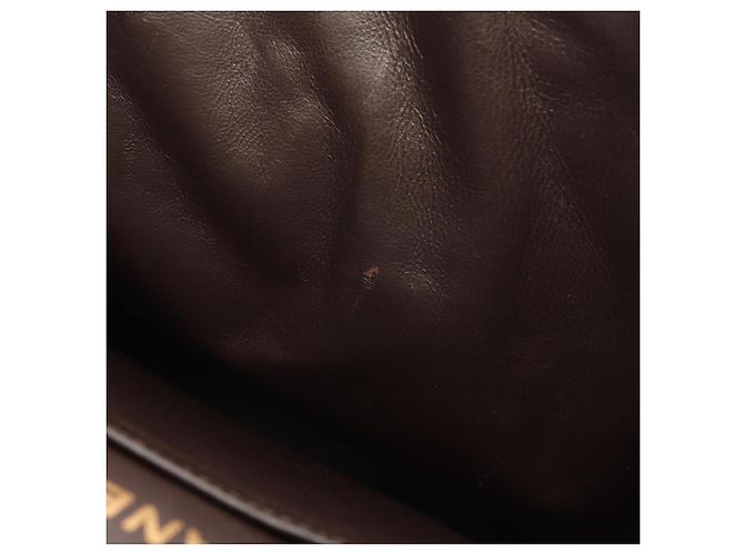 Borsa a tracolla Chanel Matelassé Double-Faced Marrone - vista 12