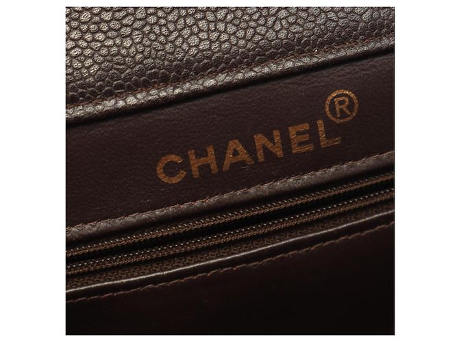 Borsa a tracolla Chanel Matelassé Double-Faced Marrone - vista 5