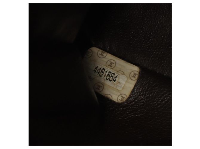 Borsa a tracolla Chanel Matelassé Double-Faced Marrone - vista 6