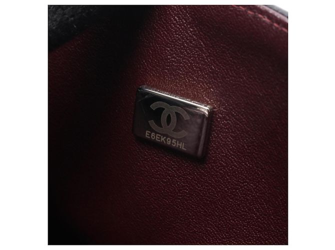 Borsa a tracolla Chanel Matelassé Double Flap Nero - vista 5