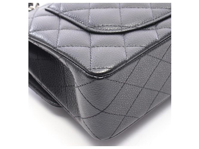 Borsa a tracolla Chanel Matelassé Double Flap Nero - vista 7