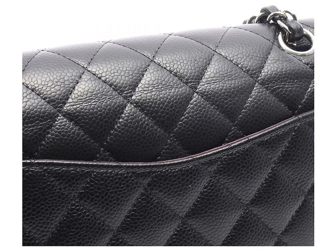 Borsa a tracolla Chanel Matelassé Double Flap Nero - vista 9