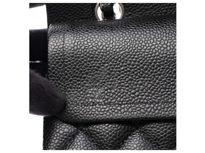 Borsa a tracolla Chanel Matelassé Double Flap Nero - vista 10