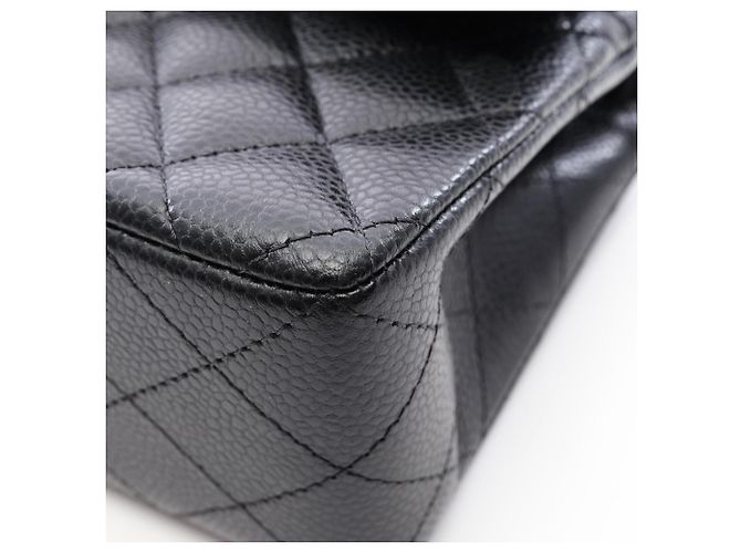 Borsa a tracolla Chanel Matelassé Double Flap Nero - vista 6