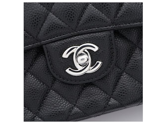 Borsa a tracolla Chanel Matelassé Double Flap Nero - vista 8