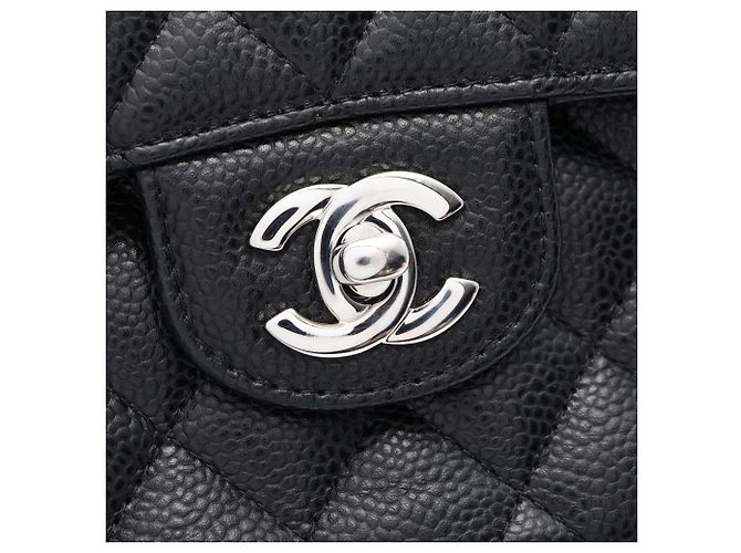 Borsa a tracolla Chanel Matelassé Double Flap Nero - vista 9