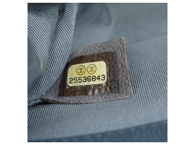Borsa Chanel Boy Small in blu - vista 5