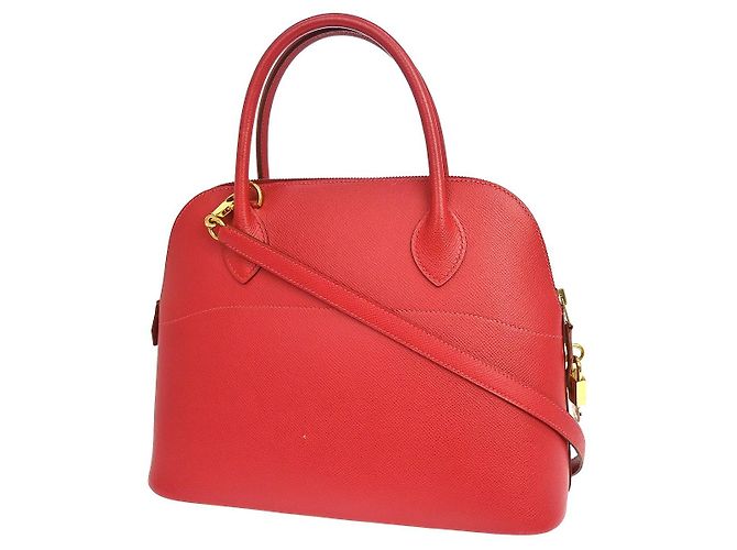 Hermès Hermes Bolide Courchevel 31 Rot - Ansicht 2