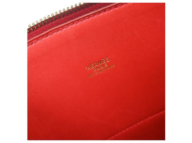 Hermès Hermes Bolide Courchevel 31 Rot - Ansicht 4
