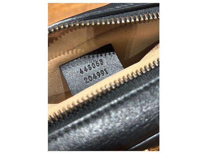 Borsa Gucci Marmont Camera Small in pelle matelassé nera Nero - vista 4