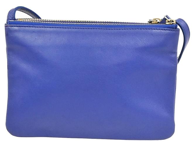 Céline Celine Trio Leather Small Blau - Ansicht 2
