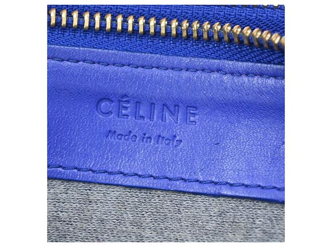 Céline Celine Trio Leather Small Blau - Ansicht 6