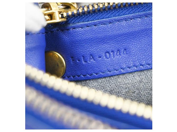Céline Celine Trio Leather Small Blau - Ansicht 7
