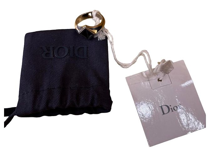 Polsini Christian Dior Logo Metal Argento - vista 4