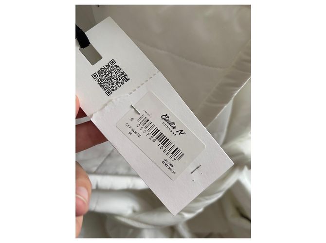 Autre Marque Cappotto trapuntato bianco - vista 5