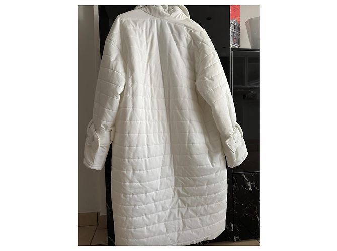 Autre Marque Cappotto trapuntato bianco - vista 6