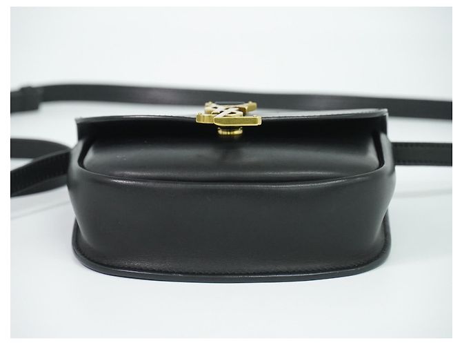 Saint Laurent Kaia Leather Mini Nero - vista 3