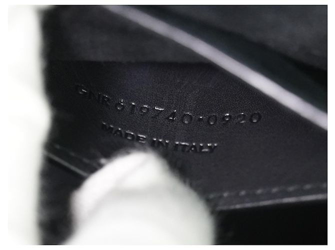 Saint Laurent Kaia Leather Mini Nero - vista 7