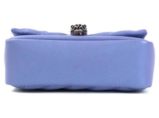 Bulgari Borsa a tracolla Bvlgari Serpenti Forever Viola scuro - vista 4