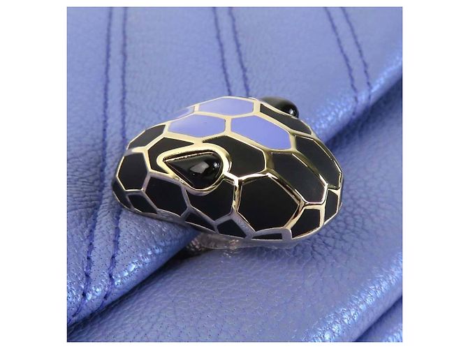 Bulgari Borsa a tracolla Bvlgari Serpenti Forever Viola scuro - vista 8