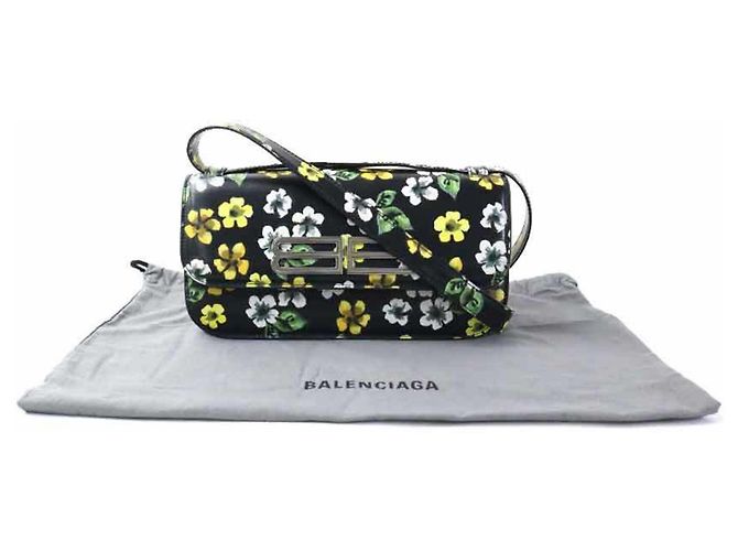 Everyday Borsa a tracolla Balenciaga Gossip in pelle Nero Multicolore - vista 18