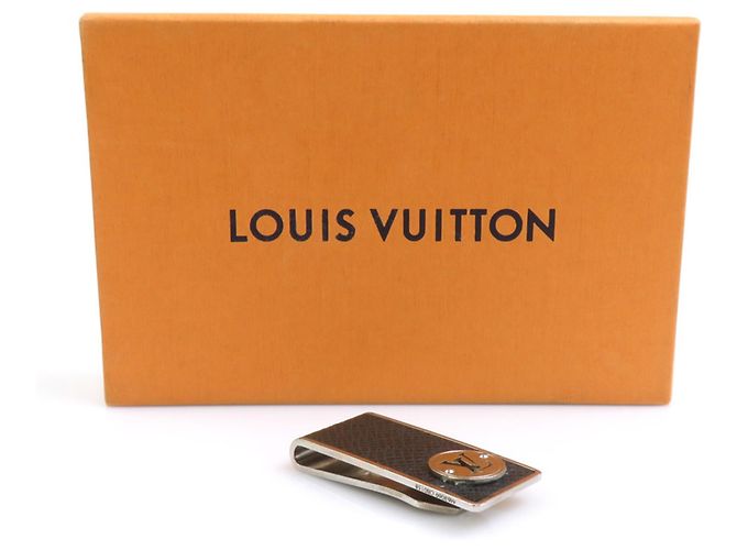 Fermi soldi Louis Vuitton Nero Argento - vista 8