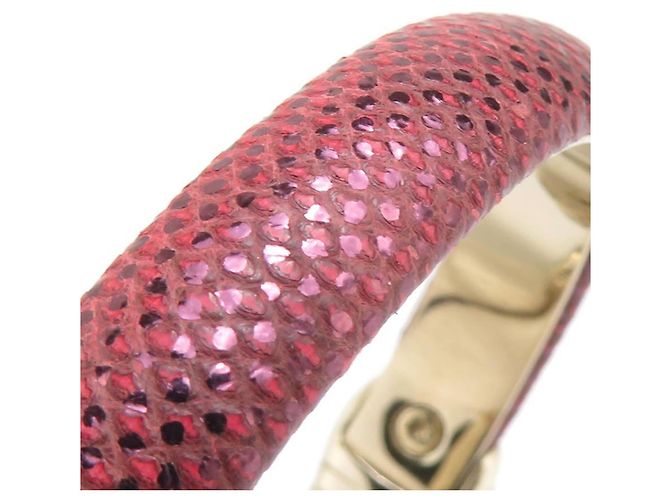 Bulgari Bvlgari BVLGARI Serpenti Metal Bangle Rosso D'oro - vista 8