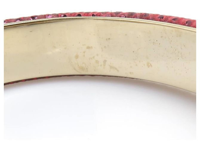 Bulgari Bvlgari BVLGARI Serpenti Metal Bangle Rosso D'oro - vista 9